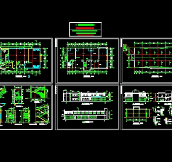 某厂房办公楼建筑图