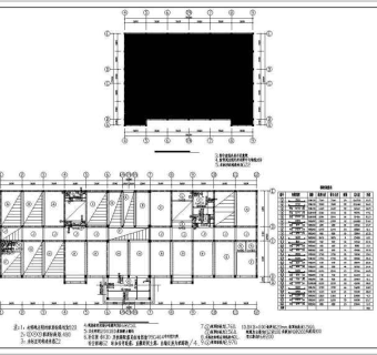 某地五层砖混结构办公楼结构施工图