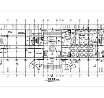 办公楼平面建筑施工图