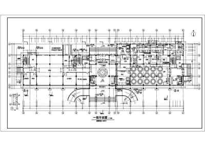 办公楼平面建筑施工图