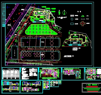 厂矿小办公楼建筑图