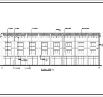 商铺建筑全套设计CAD施工图