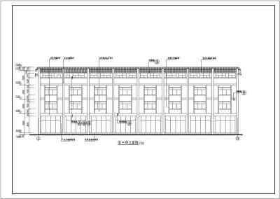 商铺建筑全套设计CAD施工图