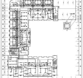 一栋7层的综合办公楼电气设计施工图