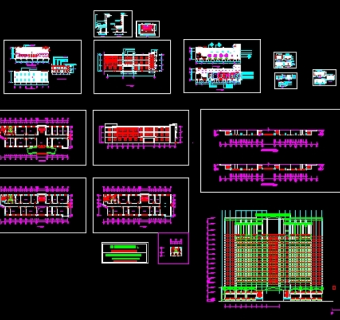某厂办公楼餐厅装修施工图