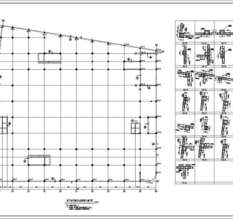 某10层现浇空心楼板商场结构设计施工图