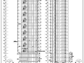 江阴某地二十四层办公楼建筑设计方案图