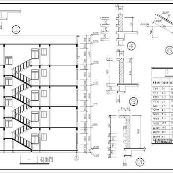 某旧村改造住宅楼结构建筑设计CAD施工图