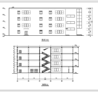 某城市中型商场建筑、结构设计施工图