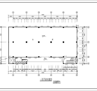 某4层框架综合商场结构设计施工图