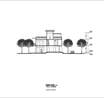几套斜屋顶别墅建筑方案图