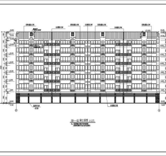 某砌体结构小学教职工宿舍楼设计cad整套建施图