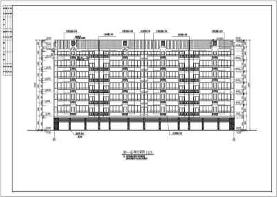 某砌体结构小学教职工宿舍楼设计cad整套建施图