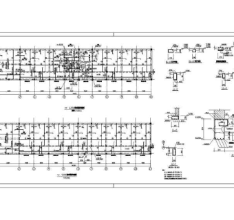 某地三层砖混结构办公楼结构施工图