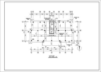 部队宿舍楼建筑设计详细cad施工图纸