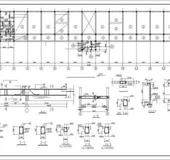 3层砖混结构办公楼结构设计施工图