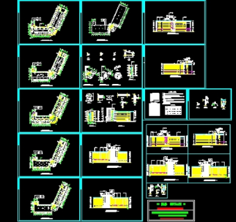 房产中心办公楼全套图