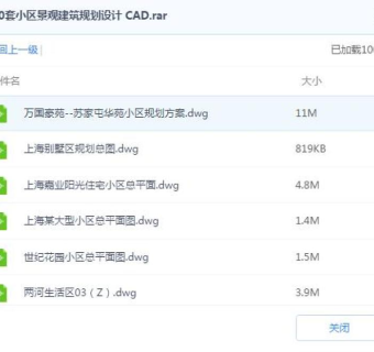 近200套居住小区园林景观绿化规划设计CAD图纸3D模型