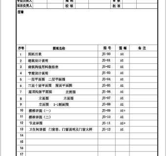 某十层宿舍楼设计cad建筑施工图