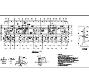某多层框架结构住宅全套图纸（条形基础）