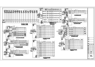 某大厦地下室电气全套最新图纸（接地、消防、动力、照明设计）