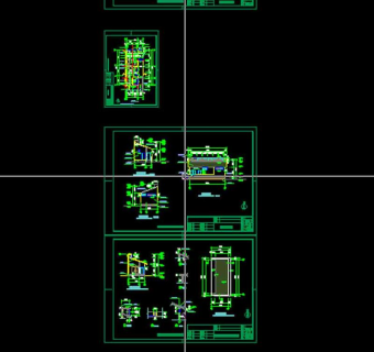 一个厕所全套CAD和3D模型