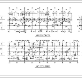 某二层框架整体加固结构设计施工图