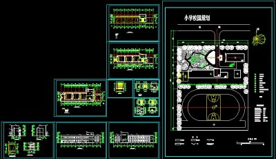 某小学教学楼CAD建筑全套施工图