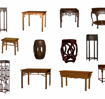 3D模型(明清精典家具)