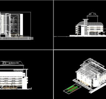 高层3D建筑模型图3D模型