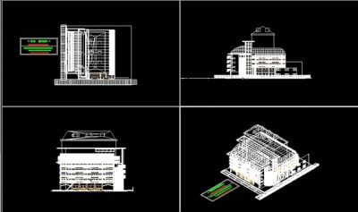 高层3D建筑模型图3D模型