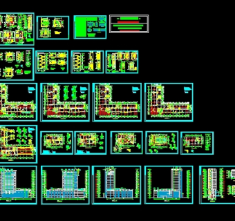 高层办公建筑设计3D模型