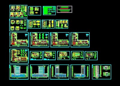 高层办公建筑设计3D模型