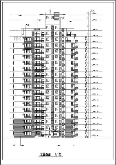 某高层全套建筑施工图3D模型