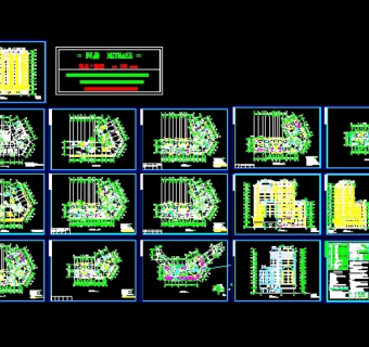 高层住宅楼建筑施工图纸
