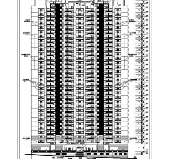 高层建筑立面建施图