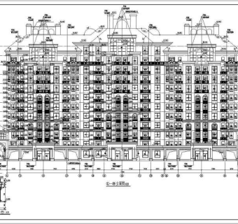 某地11层高层住宅楼建筑设计施工图