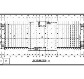 某六层高层厂房建筑给排水消防施工图