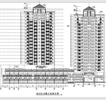 南方某高层住宅小区建筑施工图