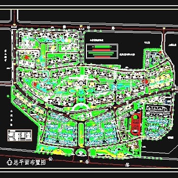 某小区规划图3D模型