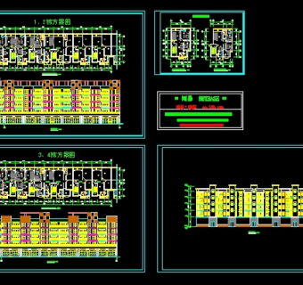 某小区小高层建筑平立面设计方案