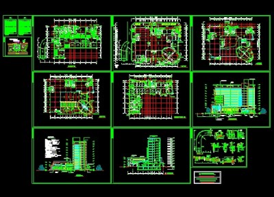 某高层商用综合楼建筑施工图