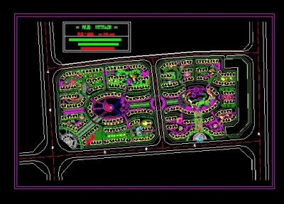 某大型小区规划图3D模型