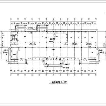 某豪华餐厅建筑设计图