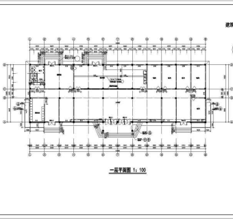 某豪华餐厅建筑设计图