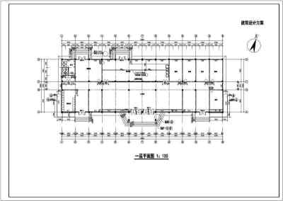 某豪华餐厅建筑设计图