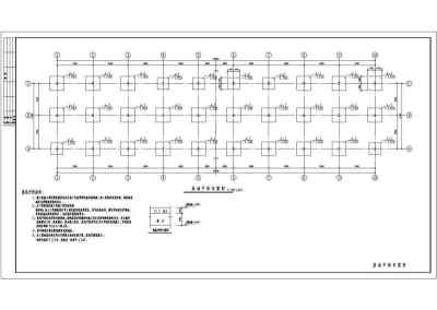 某三层钢结构框架厂房设计施工图纸