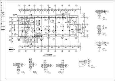 某餐厅建筑全套设计CAD施工图3D模型