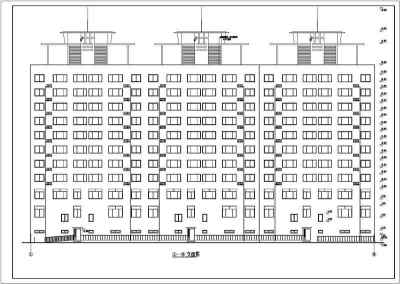 某高层公寓全套建筑设计方案