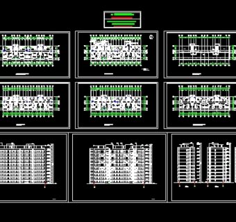 小高层住宅建筑图